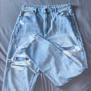 American Eagle Outfitters Light Blue Boyfriend Jeans